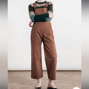 Bridge & Burn the Roscoe Overall. Terracotta. Size 28.